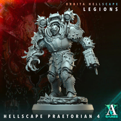 3D Printed Archvillain Games Hellscape Praetorian Orbita Hellscape - Legions 28 32mm D&D