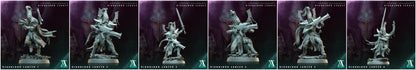 3D Printed Archvillain Games Highblood Lancer Sylvari Ascendants Highblood Legacy Archvillain Society Vol XXXV 28 32mm D&D