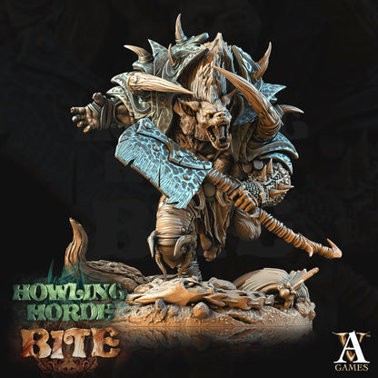 3D Printed Archvillain Games Howling Horde - Gnoll Brutes 28mm 32mm D&D