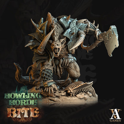 3D Printed Archvillain Games Howling Horde - Gnoll Brutes 28mm 32mm D&D