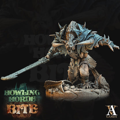 3D Printed Archvillain Games Howling Horde - Gnoll Brutes 28mm 32mm D&D