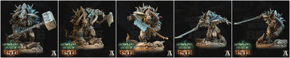 3D Printed Archvillain Games Howling Horde - Gnoll Brutes 28mm 32mm D&D