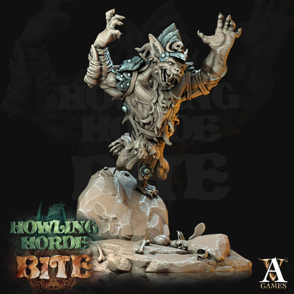 3D Printed Archvillain Games Howling Horde - Gnoll Trackers 28mm 32mm D&D
