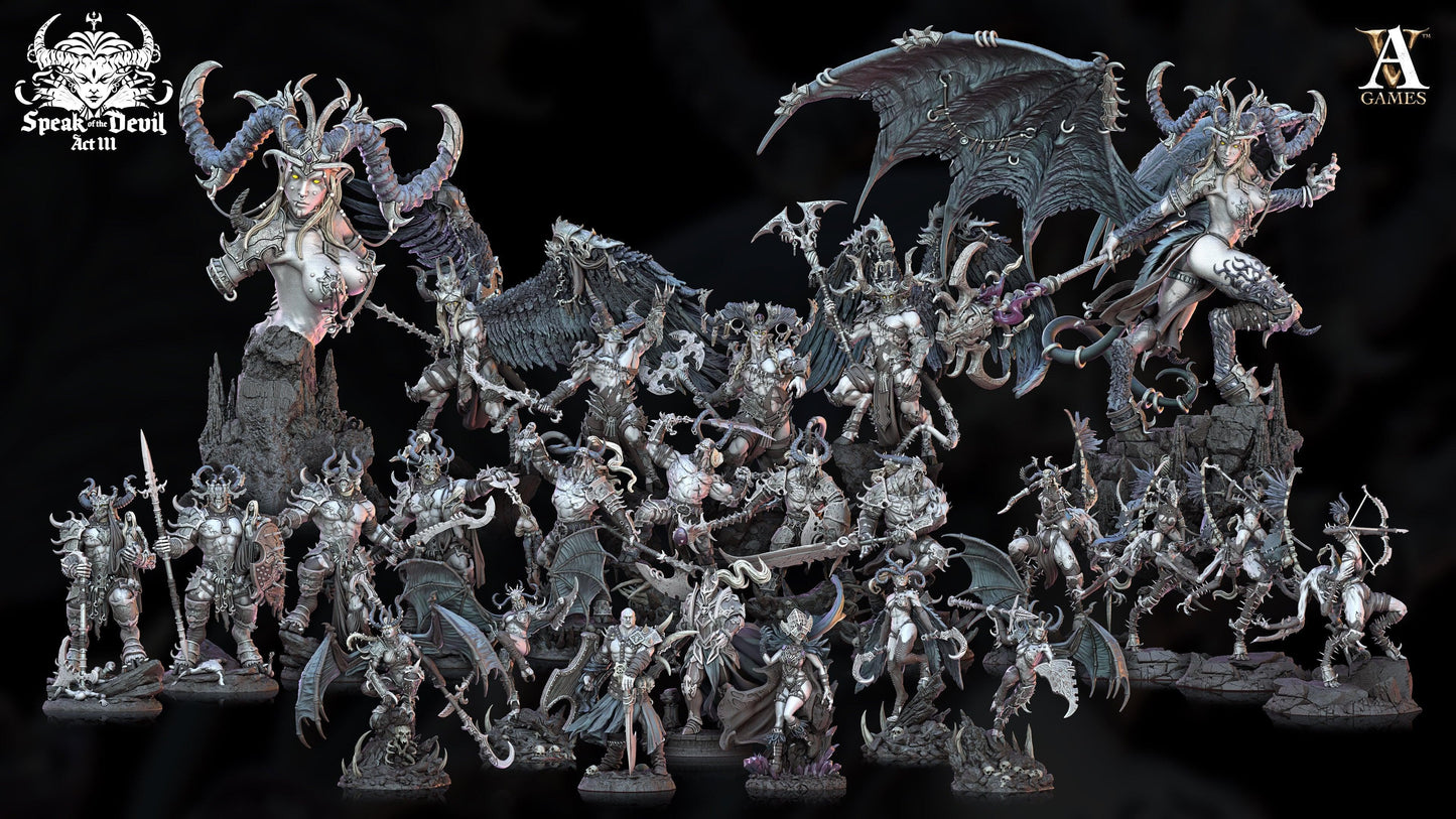 3D Printed Archvillain Games Ordos Nai Set Speak of the Devil Vol. III 28 32mm