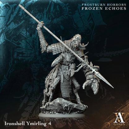 3D Printed Archvillain Games Ironshell Ymirling Frostburn Horrors Frozen Echoes 28 32mm D&D