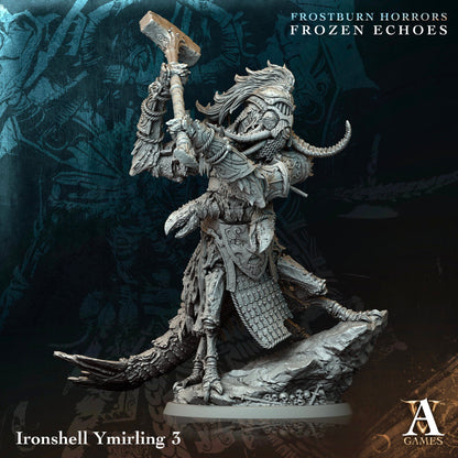 3D Printed Archvillain Games Ironshell Ymirling Frostburn Horrors Frozen Echoes 28 32mm D&D
