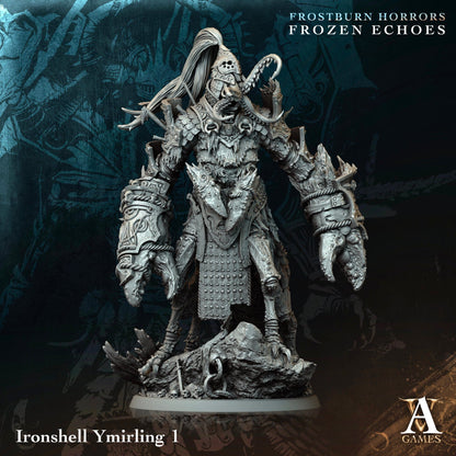 3D Printed Archvillain Games Ironshell Ymirling Frostburn Horrors Frozen Echoes 28 32mm D&D