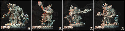 3D Printed Archvillain Games Khazaad Steelbreaker Clan - Steelbreaker Engineers 28mm 32mm D&D