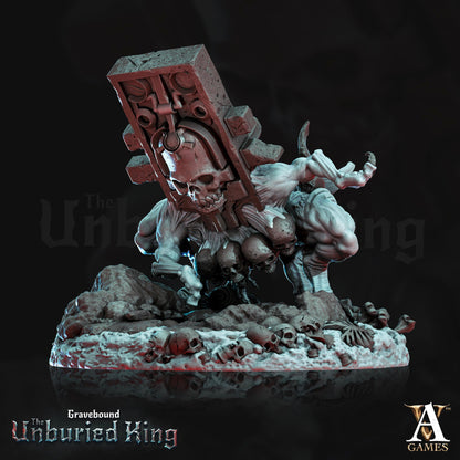 3D Printed Archvillain Games Lapis Erratica - Gravebound The Unburied King 28 32mm D&D