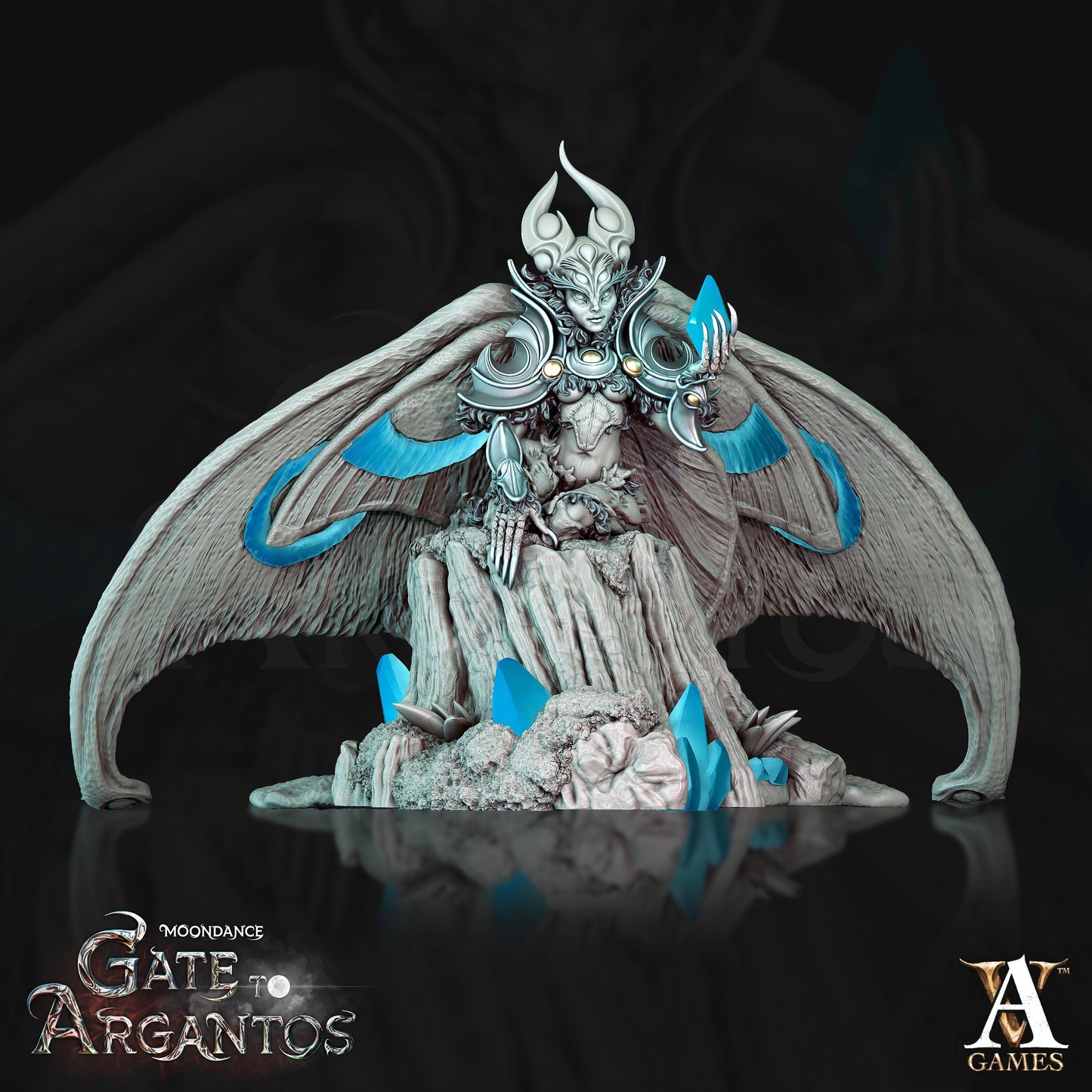 3D Printed Archvillain Games Luminae Moondance - Gate to Argantos 28 32mm D&D