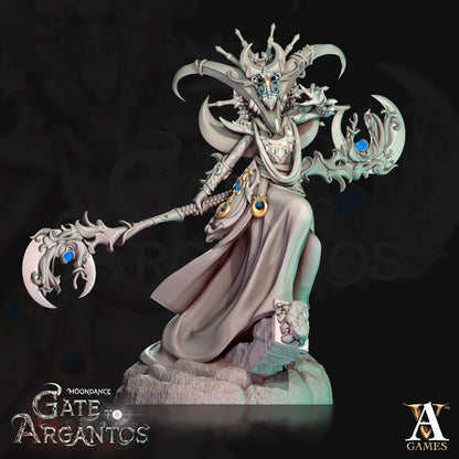3D Printed Archvillain Games Mages of the Crescent Moondance - Gate to Argantos 28 32mm D&D