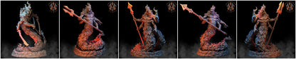 3D Printed Archvillain Games Magma Lords - Salamander Lords 28mm 32mm D&D