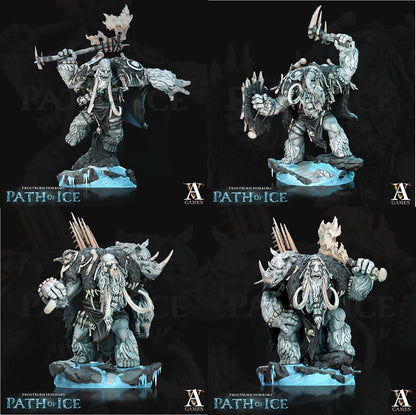 3D Printed Archvillain Games Mammuti Frostburn Horrors - Path of Ice 28 32mm D&D