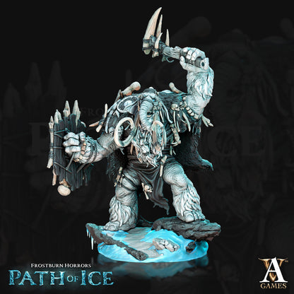 3D Printed Archvillain Games Mammuti Frostburn Horrors - Path of Ice 28 32mm D&D