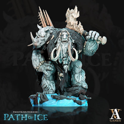 3D Printed Archvillain Games Mammuti Frostburn Horrors - Path of Ice 28 32mm D&D