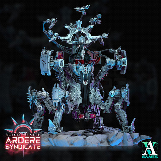 3D Printed Archvillain Games Matrise - Prophet of Ardere Blind Faith - Ardere Syndicate 28 32mm D&D