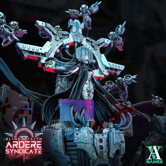 3D Printed Archvillain Games Matrise - Prophet of Ardere Blind Faith - Ardere Syndicate 28 32mm D&D