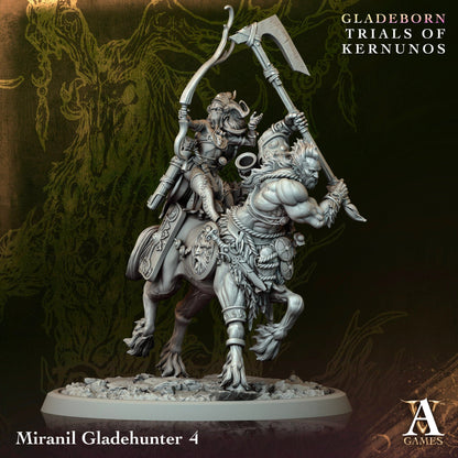 3D Printed Archvillain Games Miranil Gladehunter Gladeborn - Trials of Kernunos 28 32mm D&D