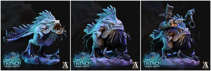 3D Printed Archvillain Games Morlok Pouncers The Trench Abyssal Depths 28 32mm D&D