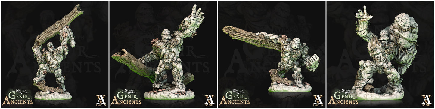 3D Printed Archvillain Games Nature's Wrath Genir Ancients - Forest Elementals 28mm 32mm D&D
