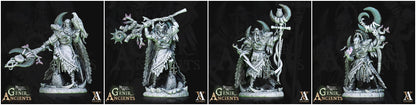 3D Printed Archvillain Games Nature's Wrath Genir Ancients - Grovebred Druids 28mm 32mm D&D