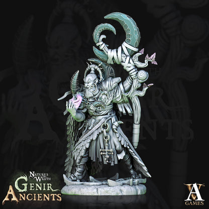 3D Printed Archvillain Games Nature's Wrath Genir Ancients - Grovebred Druids 28mm 32mm D&D