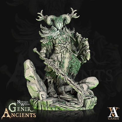 3D Printed Archvillain Games Nature's Wrath Genir Ancients - Verdant Ancient 28mm 32mm D&D