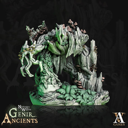 3D Printed Archvillain Games Nature's Wrath Genir Ancients - Young Treants 28mm 32mm D&D