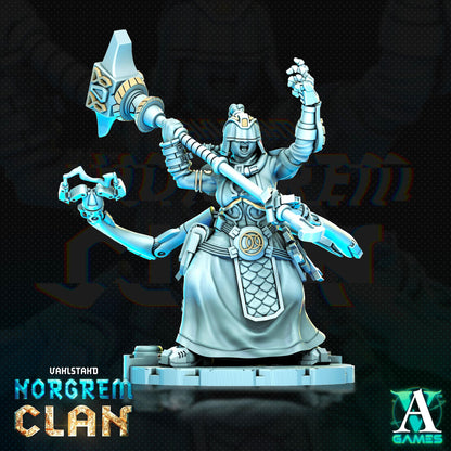 3D Printed Archvillain Games Norgrem Gempriestesses Vahlstahd - Norgrem Clan 28 32mm D&D
