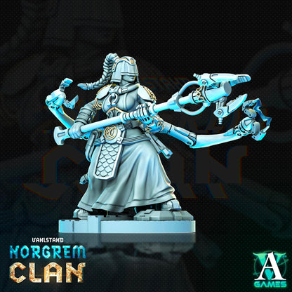 3D Printed Archvillain Games Norgrem Gempriestesses Vahlstahd - Norgrem Clan 28 32mm D&D