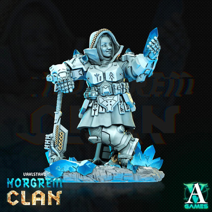 3D Printed Archvillain Games Norgrem Gemsourcers Vahlstahd - Norgrem Clan 28 32mm D&D