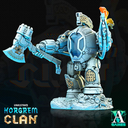 3D Printed Archvillain Games Norgrem Ironclads Vahlstahd - Norgrem Clan 28 32mm D&D