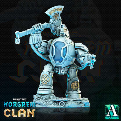 3D Printed Archvillain Games Norgrem Ironclads Vahlstahd - Norgrem Clan 28 32mm D&D