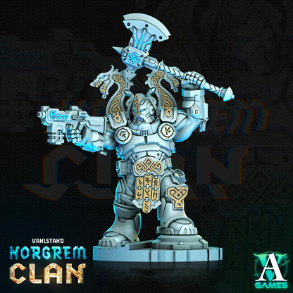 3D Printed Archvillain Games Norgrem Shocktroopers Vahlstahd - Norgrem Clan 28 32mm D&D