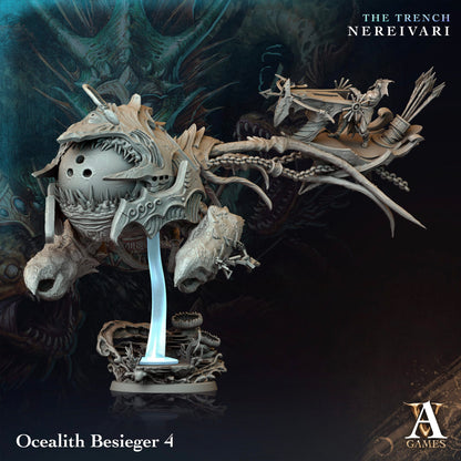3D Printed Archvillain Games Ocealith Besieger The Trench Nereivari Archvillain Society Vol XXXV 28 32mm D&D