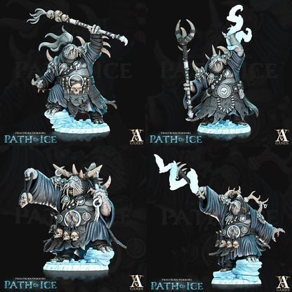 3D Printed Archvillain Games Odoben Doomseekers Frostburn Horrors - Path of Ice 28 32mm D&D