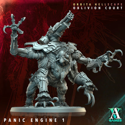 3D Printed Archvillain Games Panic Engine Orbita Hellscape Oblivion Court 28 32mm D&D