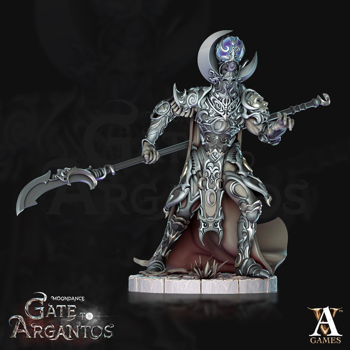 3D Printed Archvillain Games Panselenoi Moondance - Gate to Argantos 28 32mm D&D