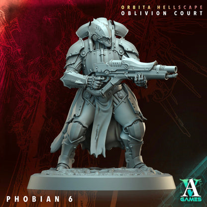 3D Printed Archvillain Games Phobian Orbita Hellscape Oblivion Court 28 32mm D&D