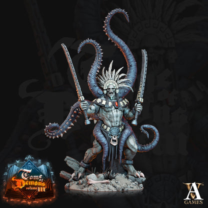 3D Printed Archvillain Games Qyintakla Abominations Tome of Demons 28 32mm D&D