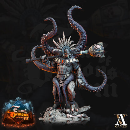3D Printed Archvillain Games Qyintakla Abominations Tome of Demons 28 32mm D&D
