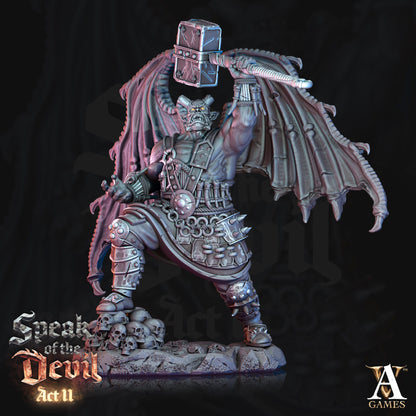 3D Printed Archvillain Games Rathenites Speak of the Devil Act II 28 32mm D&D