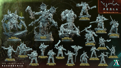 3D Printed Archvillain Games Rotmower The Transcended Resurgence 28 32mm D&D
