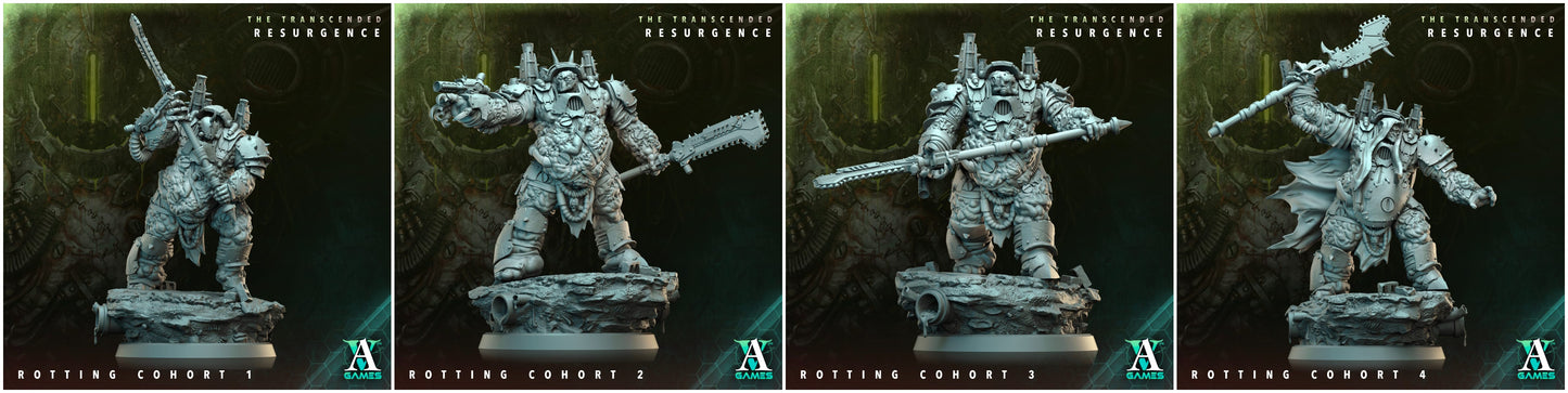 3D Printed Archvillain Games Rotting Cohort The Transcended Resurgence 28 32mm D&D