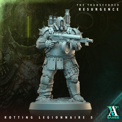 3D Printed Archvillain Games Rotting Legionnaire The Transcended Resurgence 28 32mm D&D