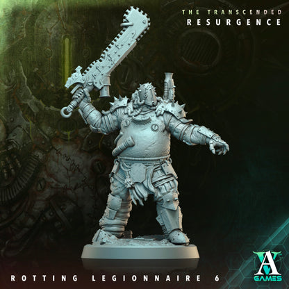 3D Printed Archvillain Games Rotting Legionnaire The Transcended Resurgence 28 32mm D&D