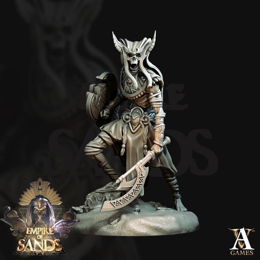 3D Printed Archvillain Games Royal Guards The Empire of Sands 28 32mm D&D