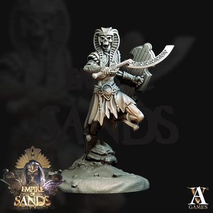 3D Printed Archvillain Games Royal Guards The Empire of Sands 28 32mm D&D