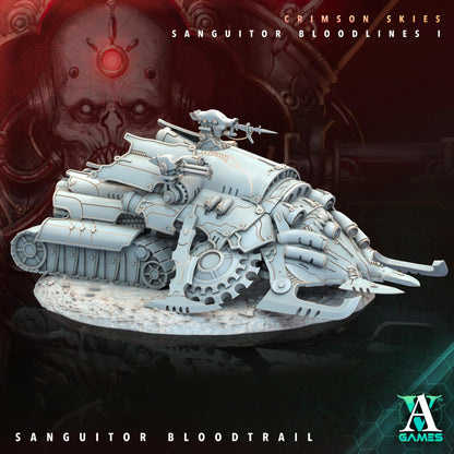 3D Printed Archvillain Games Sanguitor Bloodtrail Crimson Skies - Sanguitor Bloodlines Bloodright - Anathema 28 32mm D&D