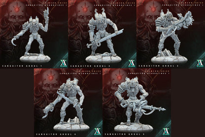 3D Printed Archvillain Games Sanguitor Ghouls Crimson Skies - Sanguitor Bloodlines Bloodright - Anathema 28 32mm D&D